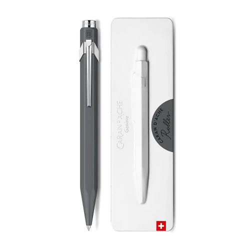 Ручка-роллер Caran d'Ache 849 Grey + box купить по цене 3295 грн на сайте - THEWATCH