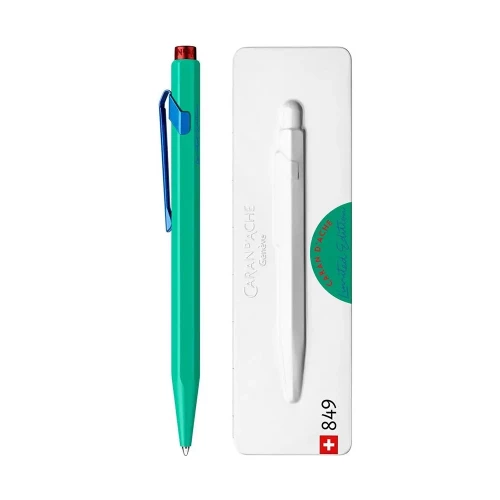 Ручка Caran d'Ache 849 CLAIM YOUR STYLE Veronese Green + box купити за ціною 2995 грн на сайті - THEWATCH