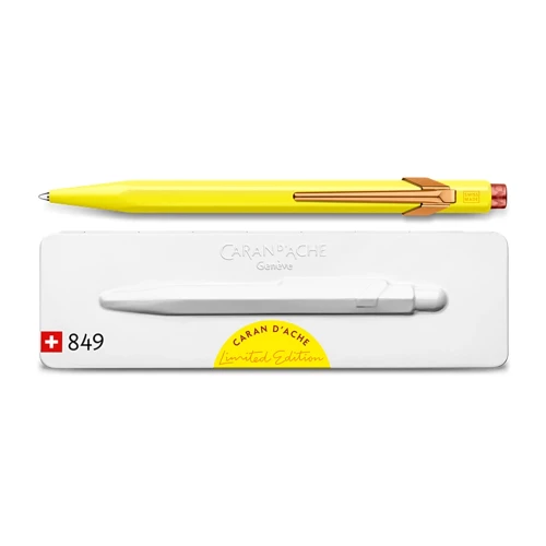 Ручка Caran d'Ache 849 CLAIM YOUR STYLE Canary Yellow Special Edition + box купити за ціною 2995 грн на сайті - THEWATCH