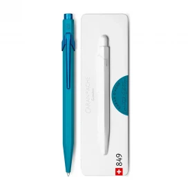 Ручка Caran d'Ache 849 CLAIM YOUR STYLE Glacier Blue + box купити за ціною 2575 грн на сайті - THEWATCH