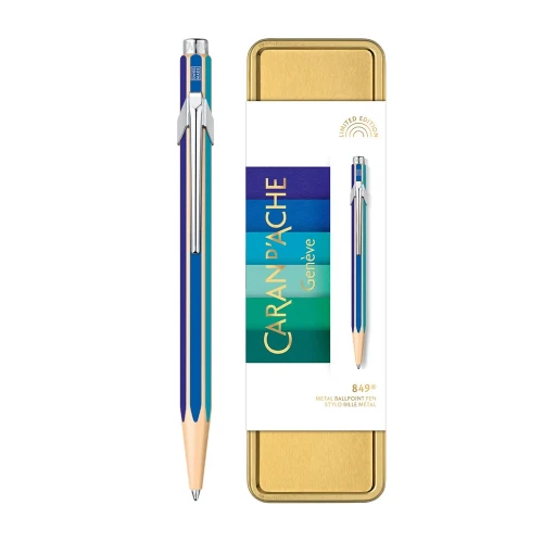 Ручка Caran d'Ache 849 COLOUR TREASURE Cold Rainbow Limited Edition купити за ціною 2995 грн на сайті - THEWATCH