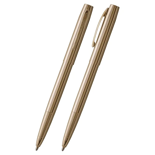 Ручка Fisher Space Pen Cap-O-Matic Lacquered Brass купити за ціною 1995 грн на сайті - THEWATCH