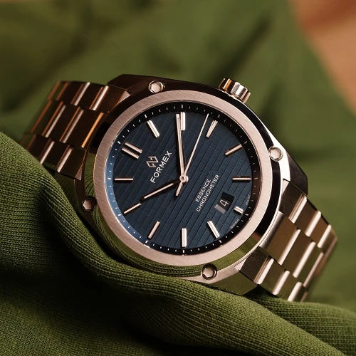 Чоловічий годинник FORMEX ESSENCE AUTOMATIC COSC "BLUE" 43MM 0330.1.6331.100 купити за ціною 0 грн на сайті - THEWATCH