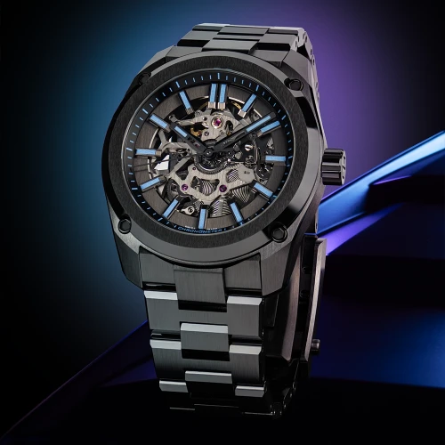 Чоловічий годинник FORMEX ESSENCE CERAMICA SKELETON COSC "STRADALE BLUE" 41ММ 0336.9.6023.410 купити за ціною 228400 грн на сайті - THEWATCH