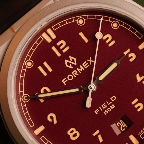 Чоловічий годинник FORMEX FIELD AUTOMATIC "MAHOGONY RED" 40MM 0660.1.6573.711 купити за ціною 52300 грн на сайті - THEWATCH