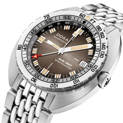Чоловічий годинник DOXA SUB 250T GMT SHARKHUNTER VINTAGE 855.10.101V.10 купити за ціною 129100 грн на сайті - THEWATCH