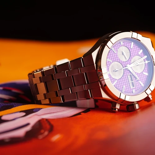 Чоловічий годинник MAURICE LACROIX AIKON AUTOMATIC TITANIUM CHRONOGRAPH AI6038-TT032-430-1 купити за ціною 259250 грн на сайті - THEWATCH