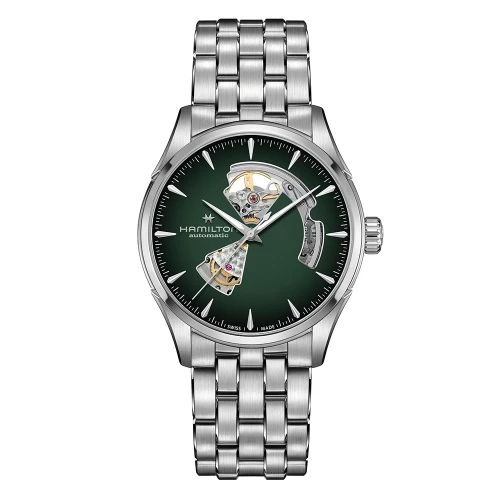 Чоловічий годинник HAMILTON JAZZMASTER OPEN HEART AUTO 42MM H32705160 купити за ціною 64070 грн на сайті - THEWATCH