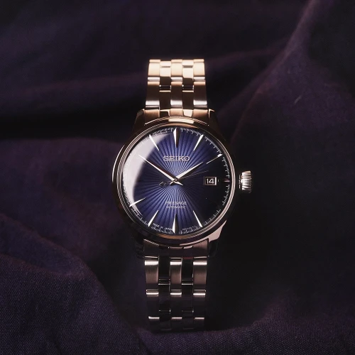 Чоловічий годинник SEIKO PRESAGE COCKTAIL TIME BLUE MOON SRPB41J1 купити за ціною 21200 грн на сайті - THEWATCH