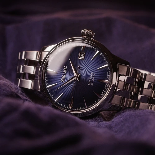 Чоловічий годинник SEIKO PRESAGE COCKTAIL TIME BLUE MOON SRPB41J1 купити за ціною 21200 грн на сайті - THEWATCH