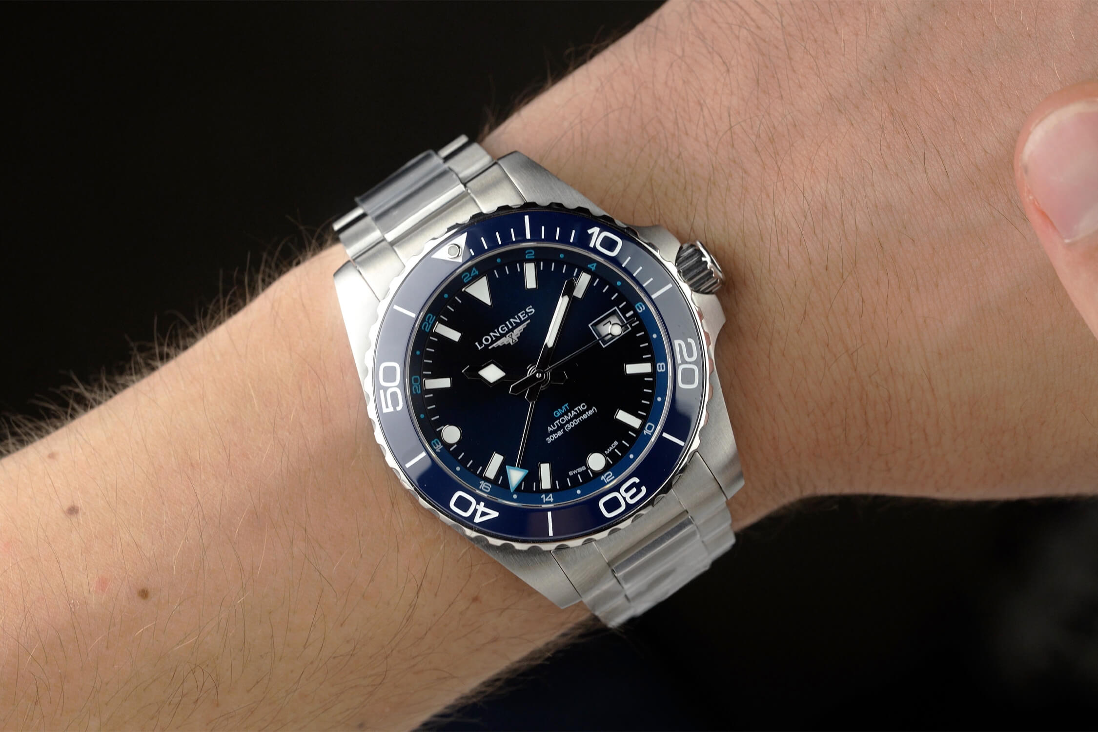  годинник LONGINES HYDROCONQUEST GMT