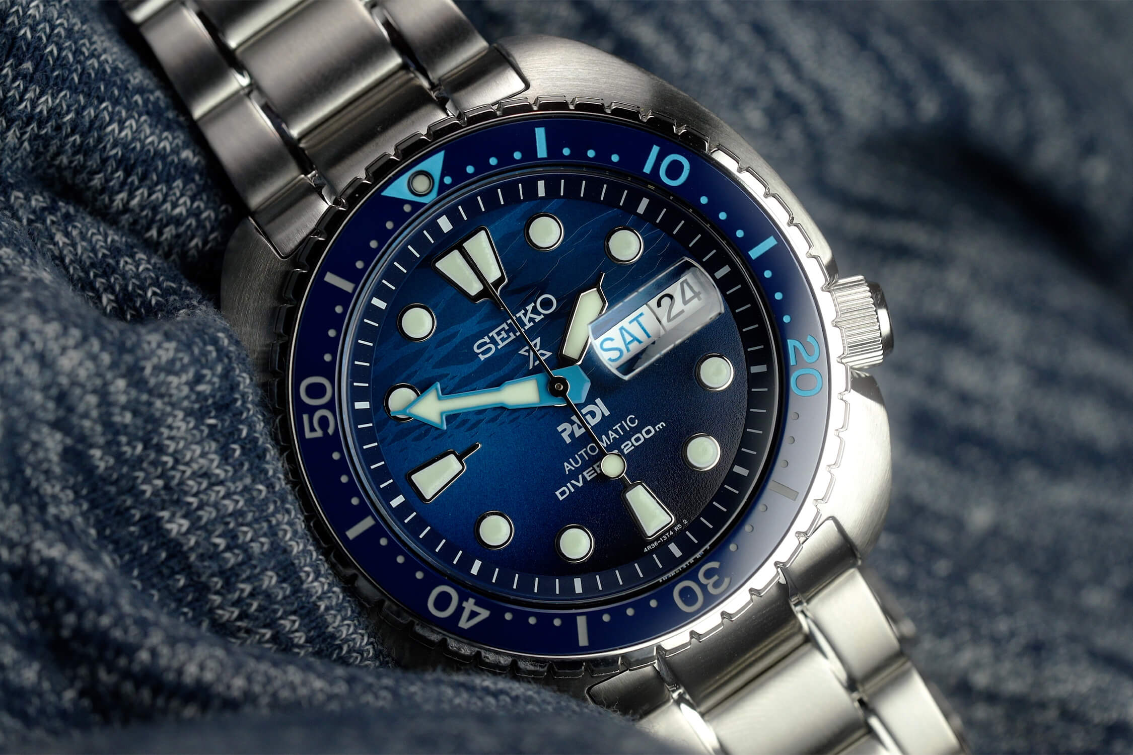 годинник King Turtle PADI The Great Blue SRPK01K1